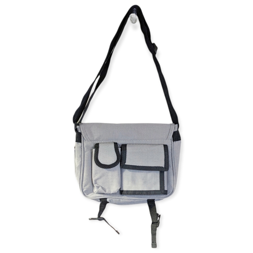 Y2K Mudd Mini Cargo Messenger Bag - Picture 3 of 14